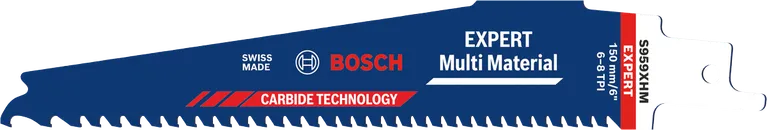 Bosch EXPERT Multi Material S959XHM tera karbiidist hammastega.